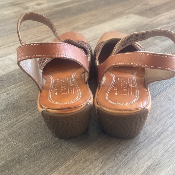 L’ artista clog shoe size 36 clog small heel dressy casual women’s shoe - Picture 4 of 5